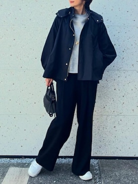 「エマテイラー」｜「アイテム（ジャケット/アウター）」を使った、STYLEDOORさん（レディース・166cm）の冬コーディネート