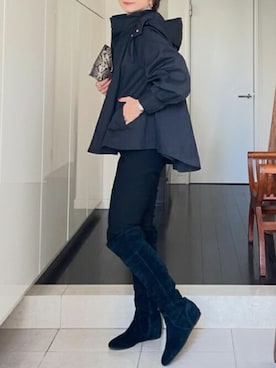 「エマテイラー」｜「アイテム（ジャケット/アウター）」を使った、STYLEDOORさん（レディース・166cm）の冬コーディネート