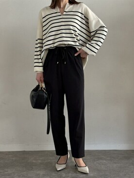 「きれいめコーディネート」｜STYLEDOORさん（レディース・158cm）の冬コーディネート