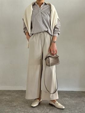 「きれいめコーディネート」｜STYLEDOORさん（レディース・165cm）の冬コーディネート