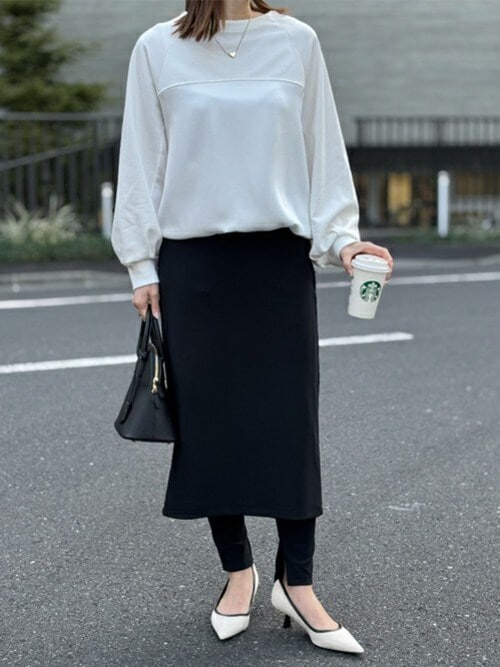 エマテイラー　プルオーバー　Makoさん着用！ ライトダンボールサイドZIPクルーネックプルオーバー Emma