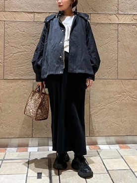 「エマテイラー」｜「アイテム（ジャケット/アウター）」を使った、STYLEDOORさん（レディース・158cm）の春コーディネート