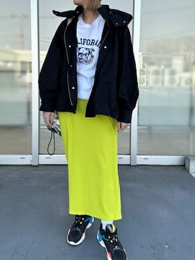「エマテイラー」｜「アイテム（ジャケット/アウター）」を使った、STYLEDOORさん（レディース・161cm）の春コーディネート
