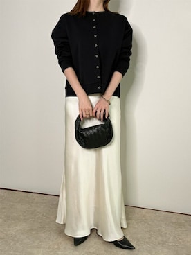 「ノーカラー」｜STYLEDOORさん（レディース・158cm）の春コーディネート