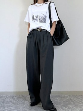 「Emma Taylor（エマテイラー）のアイテム」を使った、STYLEDOORさん（レディース・162cm）の春コーディネート