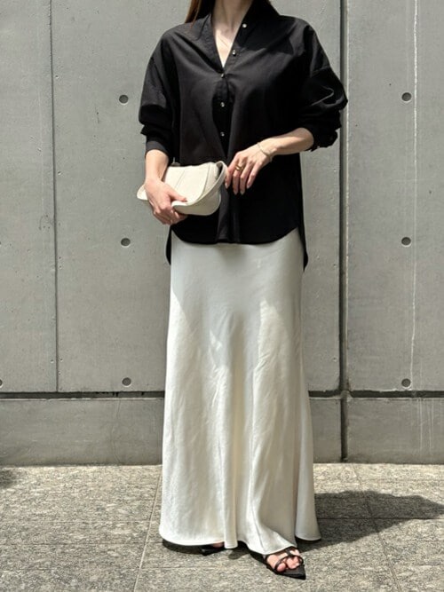 ブラウス シャツ リネンバックギャザーオーバーシャツ レディース STYLEDOOR｜リネンバックギャザーオーバーシャツ | Rakuten