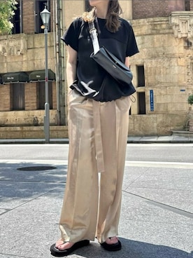 「ドッキング」｜STYLEDOORさん（レディース・161cm）の夏コーディネート