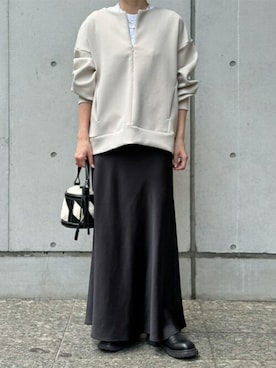 「ナロースカート」｜STYLEDOORさん（レディース・158cm）の秋コーディネート