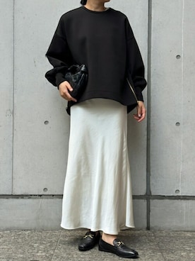 「ナロースカート」｜STYLEDOORさん（レディース・165cm）の秋コーディネート