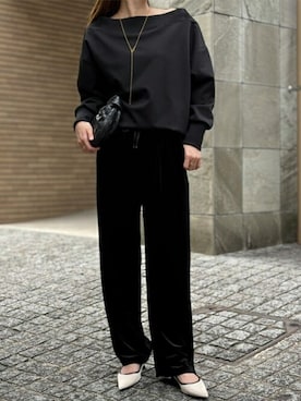 「Emma Taylor（エマテイラー）のアイテム（パンツ）」を使った、STYLEDOORさん（レディース・158cm）の秋コーディネート