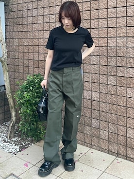 「アイテム（チノパンツ）」を使った、ayaさん（レディース・159cm）の夏コーディネート