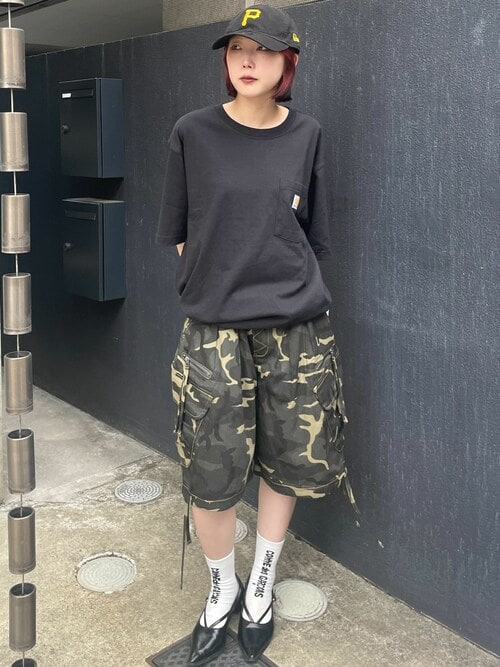 セール】FANCY CLUB/ファンシークラブ CARGO LETTERING BERMUDA