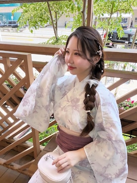 𝐦𝐢𝐲𝐮さん(レディース・162cm)の夏コーディネート
