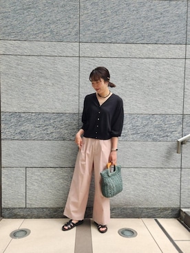 「le.coeur blanc（ルクールブラン）のアイテム」を使った、kawakamiさん（レディース・167cm）の春コーディネート