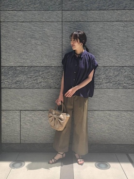 「le.coeur blanc（ルクールブラン）のアイテム」を使った、kawakamiさん（レディース・167cm）の春コーディネート