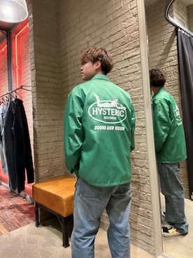 「HYSTERIC GLAMOUR（ヒステリックグラマー）のアイテム（ナイロンジャケット）」を使った、KANTAさん（メンズ・166cm）の秋コーディネート