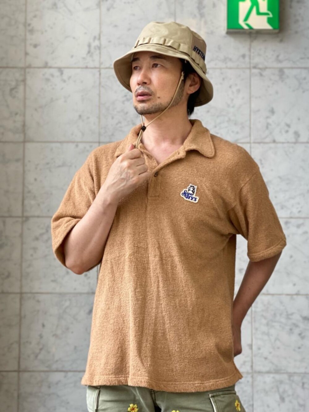 HYSTERIC GLAMOUR 2024 SS ポロシャツ HYSTERIC 75ジャカード チビシャツ（ポロシャツ）｜HYSTERIC