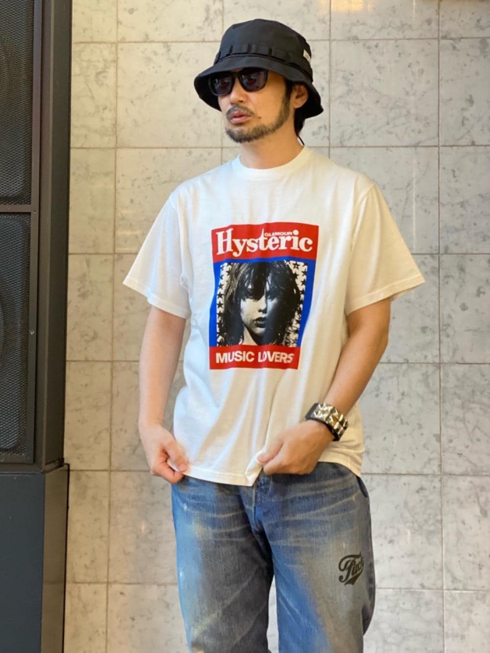 HYSTERIC GLAMOUR HG MUSIC MAGAZINE Tシャツ HYSTERIC GLAMOUR（ヒステリックグラマー）の「HG MUSIC