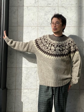 「ノルディック」｜yamaguchi.fさん（メンズ・171cm）の秋コーディネート