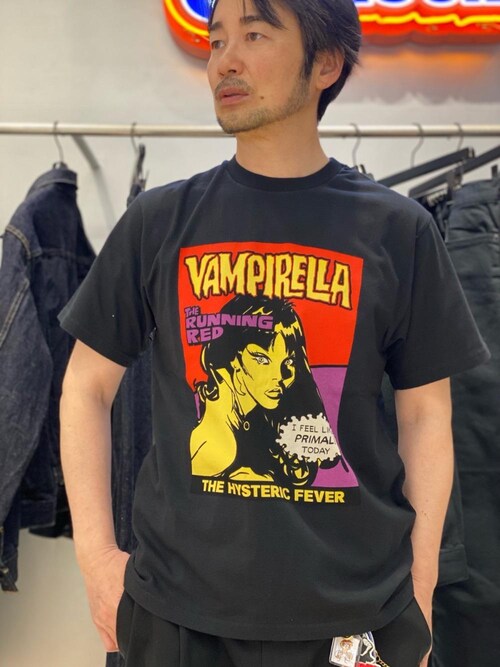 【超人気デザイン】ヒステリックグラマー☆アーチロゴ ヴァンピレラ tシャツ 黒 HYSTERIC GLAMOUR ヒステリックグラマー 22SS 02222CT01