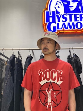 「アイテム（帽子）」を使った、yamaguchi.fさん（メンズ・171cm）の夏コーディネート