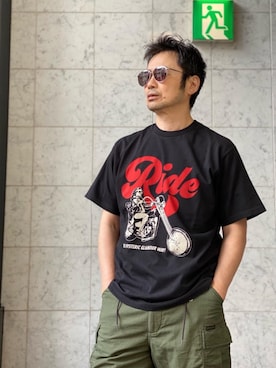 「HYSTERIC GLAMOUR（ヒステリックグラマー）のアイテム」を使った、yamaguchi.fさん（メンズ・171cm）の夏コーディネート
