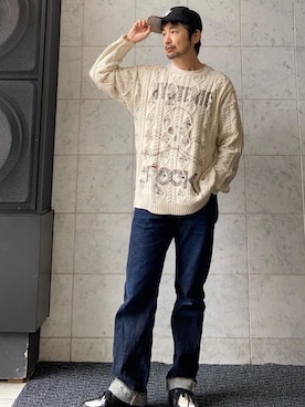 「HYSTERIC GLAMOUR（ヒステリックグラマー）のアイテム」を使った、yamaguchi.fさん（メンズ・171cm）の秋コーディネート