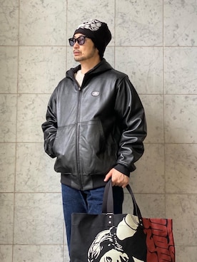 「アイテム（その他アウター）」を使った、yamaguchi.fさん（メンズ・171cm）の秋コーディネート