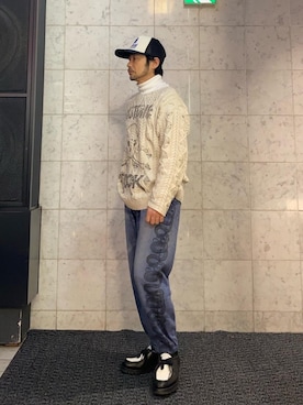 「HYSTERIC GLAMOUR（ヒステリックグラマー）のアイテム」を使った、yamaguchi.fさん（メンズ・171cm）の秋コーディネート