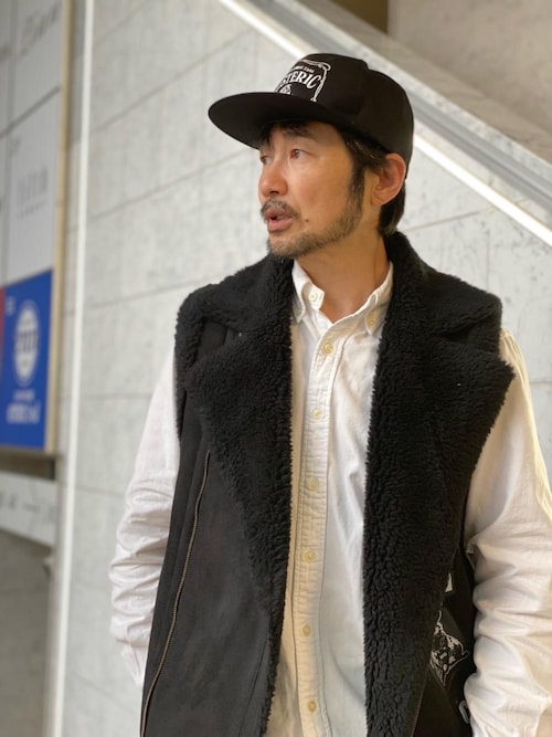 PUNK CUSTOM エコムートンベスト（ベスト）｜HYSTERIC GLAMOUR