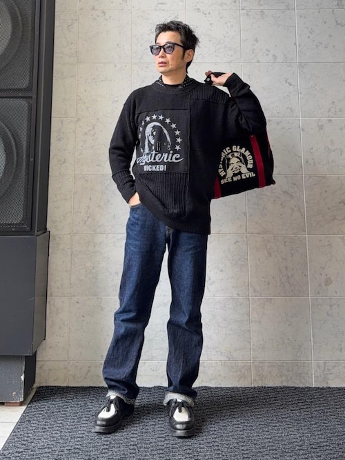 バッグ hysteric glammer see no evil SEE NO EVIL ダッフルバッグ|HYSTERIC GLAMOUR MEN | HYSTERIC GLAMOUR