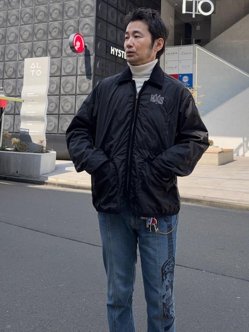 Hysterics ブラック ジップアップジャケット　ブルゾン LAVENHAM×HYSTERIC TEYNHAM（ブルゾン）｜HYSTERIC GLAMOUR