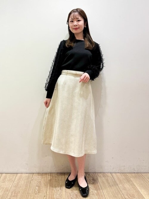【Happiness】帯11枚 セール】《美人百花掲載》リボンチュールトップス【洗濯機洗い可