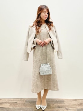 「index（インデックス）のアイテム（ジャケット/アウター）」を使った、index スタッフさん（レディース・149cm）の冬コーディネート