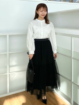 index スタッフさん（レディース・158cm）の冬コーディネート