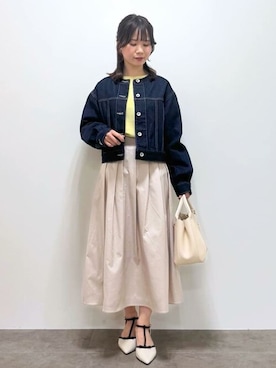 「index（インデックス）のアイテム（ジャケット/アウター）」を使った、index スタッフさん（レディース・148cm）の春コーディネート