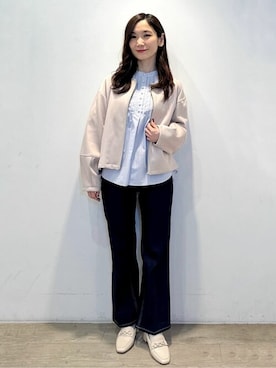 「index（インデックス）のアイテム」を使った、index スタッフさん（レディース・156cm）の春コーディネート