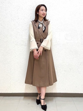 「index（インデックス）のアイテム」を使った、index スタッフさん（レディース・160cm）の春コーディネート
