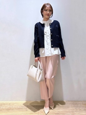 「index（インデックス）のアイテム」を使った、index スタッフさん（レディース・160cm）の春コーディネート