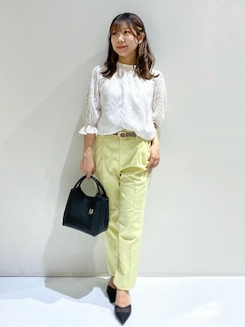 「index（インデックス）のアイテム」を使った、index スタッフさん（レディース・147cm）の春コーディネート
