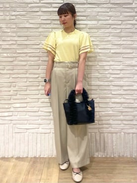 「index（インデックス）のアイテム」を使った、index スタッフさん（レディース・154cm）の春コーディネート