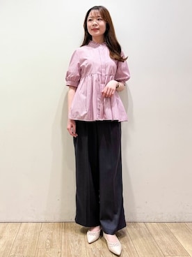「index（インデックス）のアイテム」を使った、index スタッフさん（レディース・157cm）の夏コーディネート