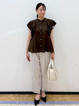 「index（インデックス）のアイテム」を使った、index スタッフさん（レディース・164cm）の夏コーディネート