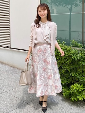 「index（インデックス）のアイテム」を使った、index スタッフさん（レディース・158cm）の夏コーディネート