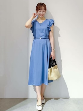 「index（インデックス）のアイテム」を使った、index スタッフさん（レディース・157cm）の夏コーディネート