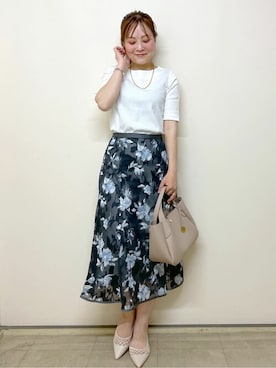 「index（インデックス）のアイテム」を使った、index スタッフさん（レディース・156cm）の夏コーディネート