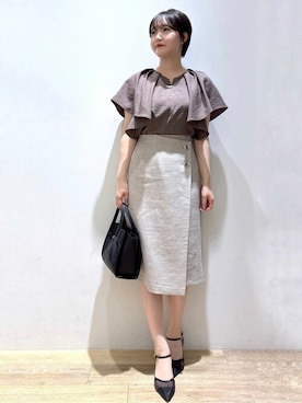 「index（インデックス）のアイテム」を使った、index スタッフさん（レディース・160cm）の夏コーディネート