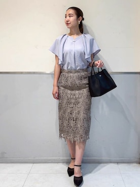 「index（インデックス）のアイテム」を使った、index スタッフさん（レディース・160cm）の夏コーディネート