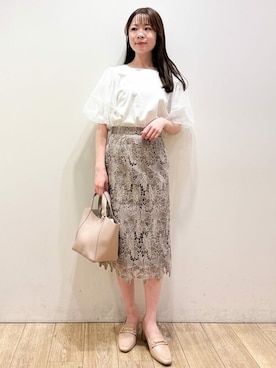 「index（インデックス）のアイテム」を使った、index スタッフさん（レディース・157cm）の秋コーディネート