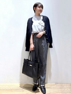 「index（インデックス）のアイテム」を使った、index スタッフさん（レディース・160cm）の秋コーディネート